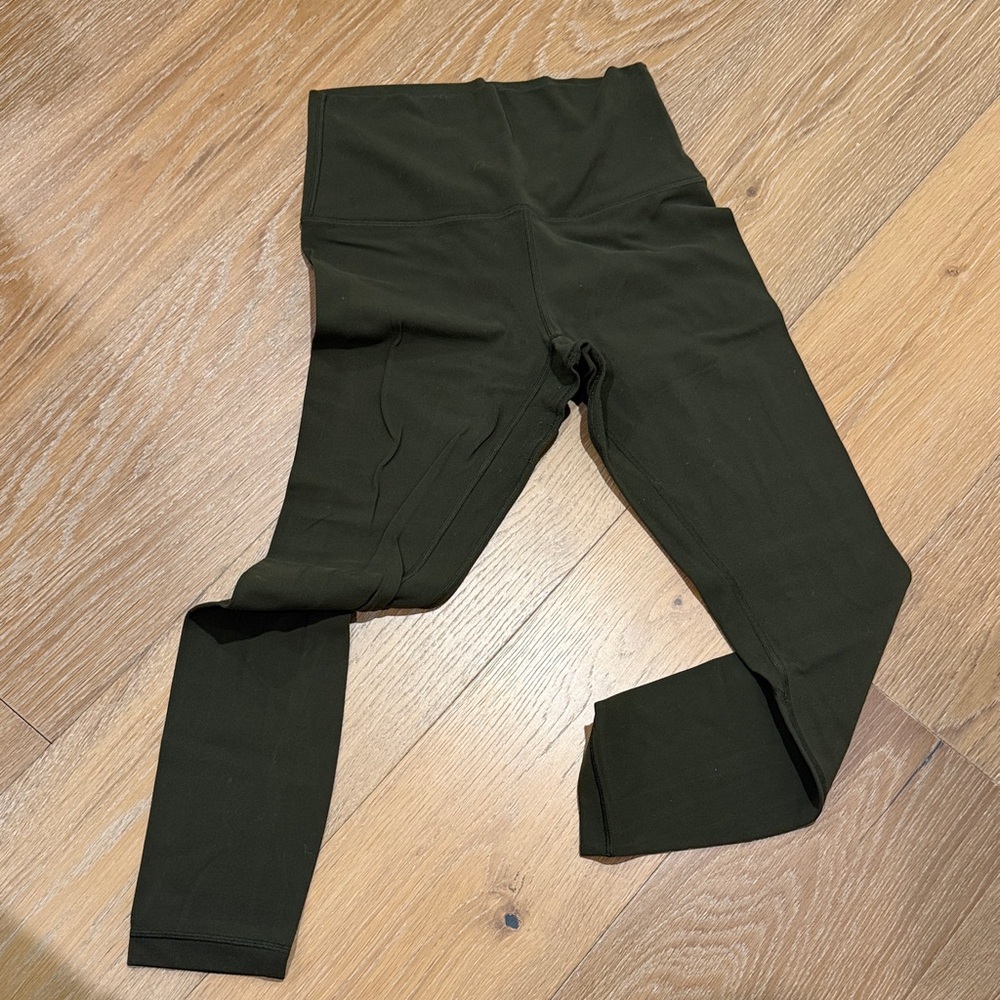 Lululemon Align 25 Olive Green Leggings